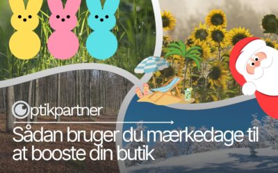 Sådan bruger du mærkedage til at booste din butik