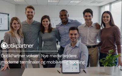 OptikPartner vokser: Nye medarbejdere, moderne terminaler og mobilvenlig booking